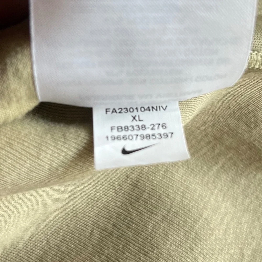 Nike Tech Fleece Windrunner Full Zip Hoodie Khaki Olive Green FB8338-276 Mens XL
